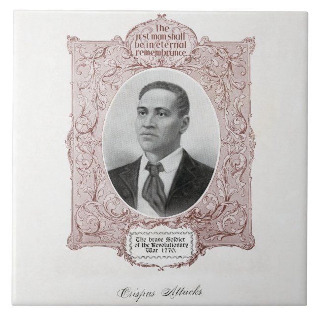 Carreau Crispus Attucks : Martyr de la révolution américai (Devant)