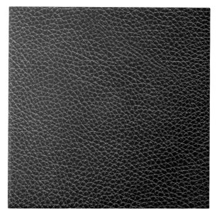 Carreau Cuir noir de Faux
