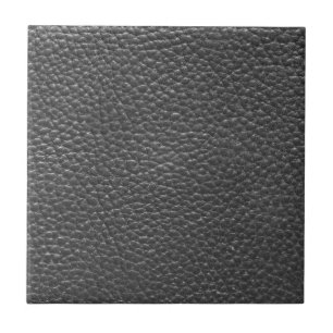 Carreau Cuir noir usé de Faux