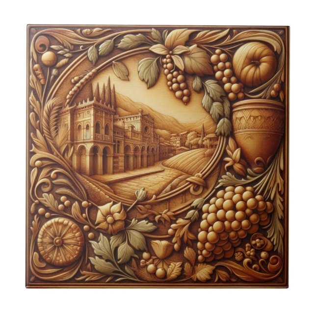 Carreau Cuisine Accent Carrelage Toscane Couleurs 01 5000X (Devant)