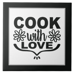 Carreau Cuisine d'art mot amour