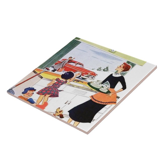 Carreau cuisine vintage (Côté)