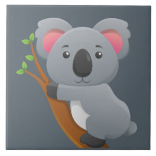 Carreau Cute animal Koala Bear