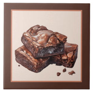 Carreau Cute brownie boulangerie entreprise artisanat