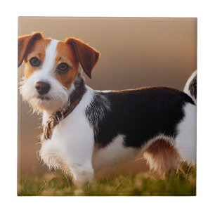 Carreau Cute Jack Russel Terrier Chien Photo