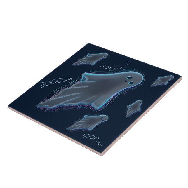 Carreau Cute KiniArt Ghost (Côté)