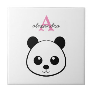 Carreau Cute Panda Bear Carrelage céramique personnalisé -