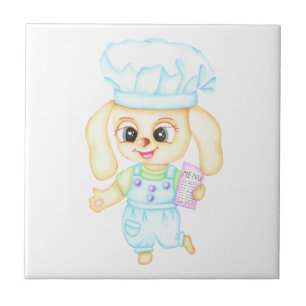 Carreau Cute Petit boulanger