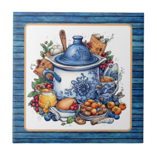 Carreau Cute Potte de cuisine