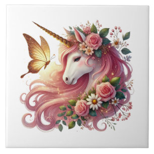 Carreau Cute unicorn imaginaire filles salle artisanale