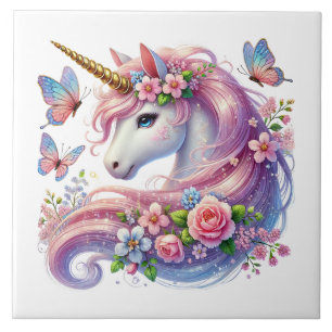 Carreau Cute unicorn imaginaire filles salle artisanale