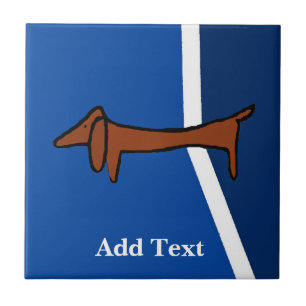 Carreau Dachshund Dutch Look, Personnaliser