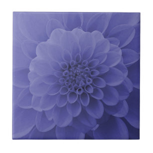 Carreau Dahlia bleu