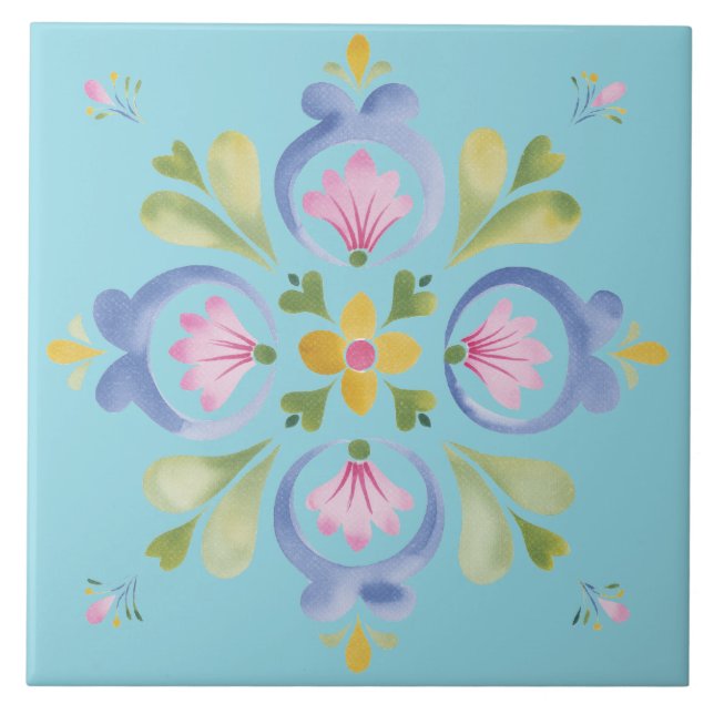 Carreau Dainty Yellow Flower Unique (Devant)