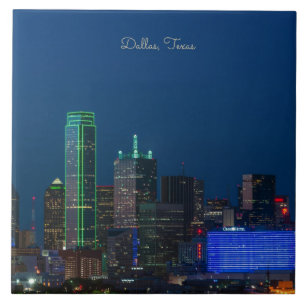 Carreau Dallas, Texas, photo de paysage urbain,