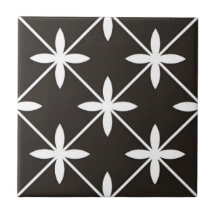 Carreau dalles d'art du ventilateur en étoile noire