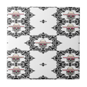 Carreau Damas et crâne