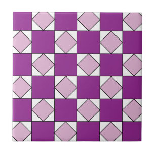 Carreau Dames Carré Violet Diamant Dames
