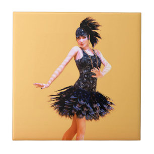 Carreau Danse Flapper Vintage