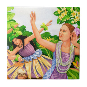 Carreau Danse polynésienne Halau