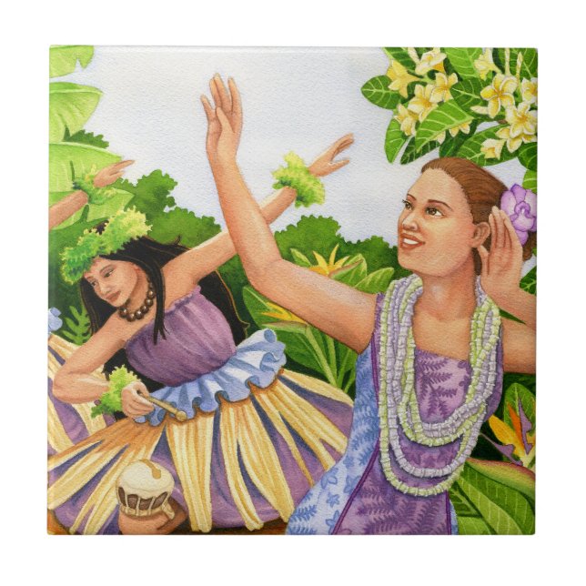 Carreau Danse polynésienne Halau (Devant)