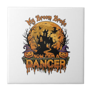 Carreau Danseur de balai cassé Halloween Maison hantée Cit