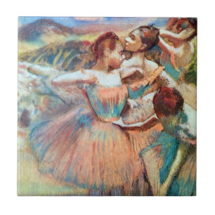 Carreau Danseuses dans un paysage d'Edgar Degas