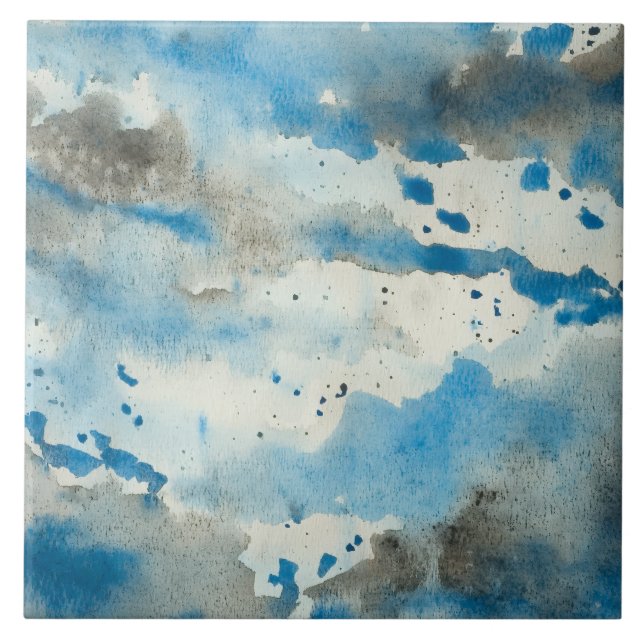 carreau d'aquarelle abstrait (Devant)