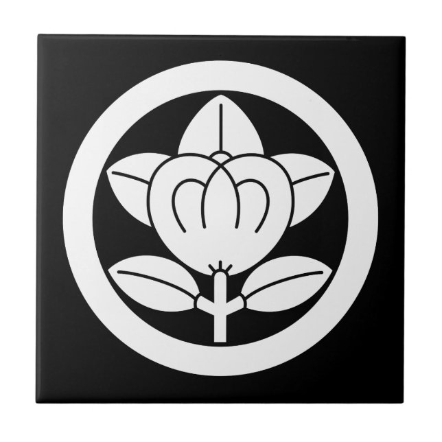 Carreau ） de 六つ割り作図 de （de 丸に橘 (Devant)