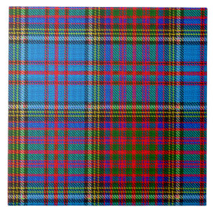 Carreau de céramique 3 de tartan de clan