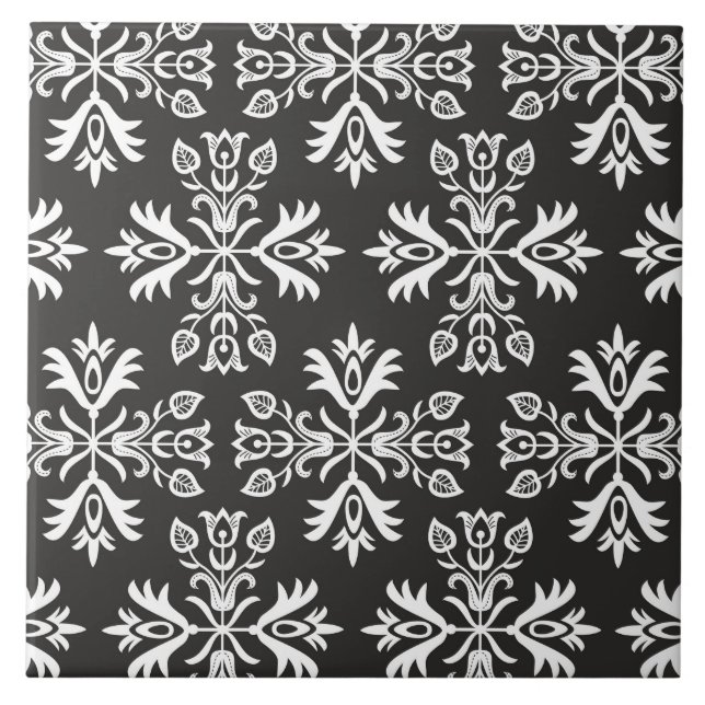 Carreau de céramique avec les gens polonais de (Devant)