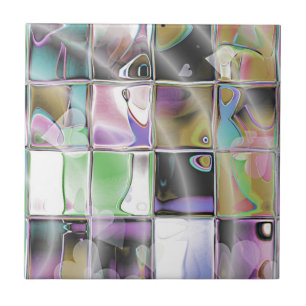 Carreau de céramique coloré unique de coeurs et