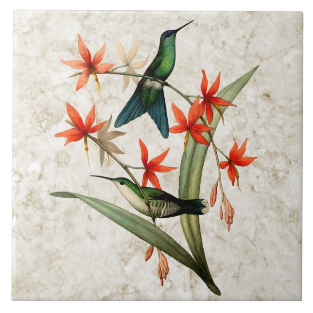 Carreau de céramique couvert par violette de (Devant)