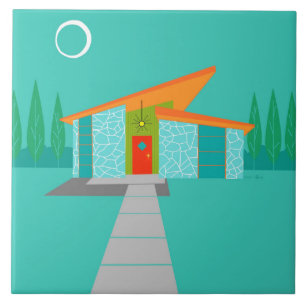 Carreau de céramique de Chambre de bande dessiné