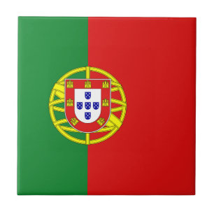 Carreau de céramique de drapeau du Portugal