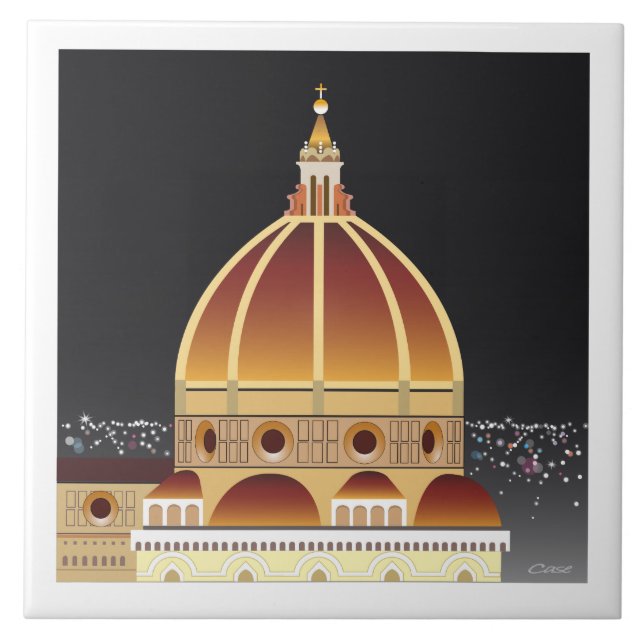 Carreau de céramique de Duomo (Devant)