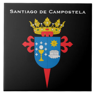 Carreau de céramique de Santiago de Campostela*