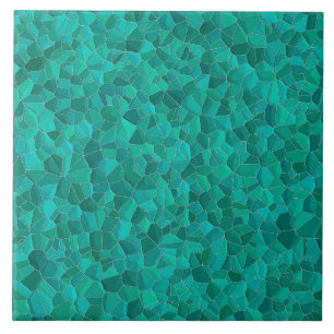 Carreau de céramique de turquoise