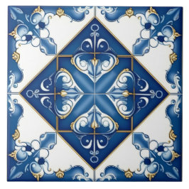 Carreau de céramique décoratif méditerranéen espag