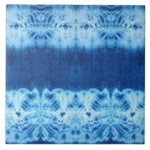 Carreau de céramique d'interconnexion Shibori