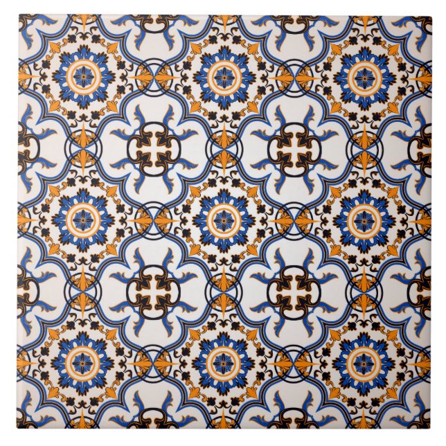 Carreau de céramique d'ornement de plancher (Devant)