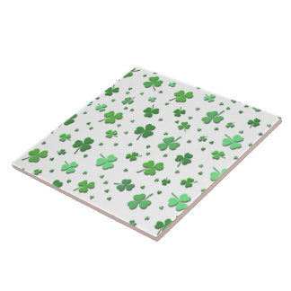 Carreau de céramique - douches des shamrocks