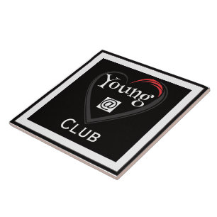 Carreau de céramique du Young at Heart Club
