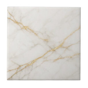Carreau de céramique en marbre blanc élégant avec