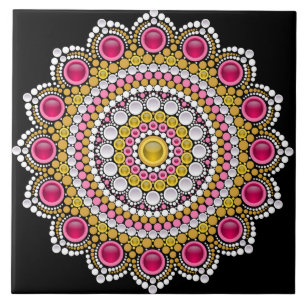 Carreau de céramique Mandala