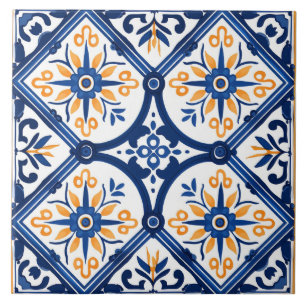 Carreau de céramique méditerranéen en carreau espa