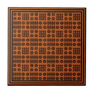 Carreau de céramique : Motif de tapisserie de