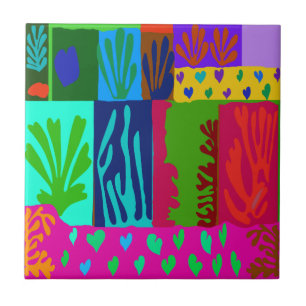 Carreau de collage inspiré de Matisse II