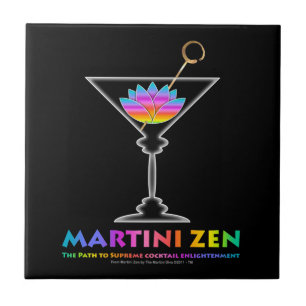 Carreau de dessous de verre MARTINI ZEN