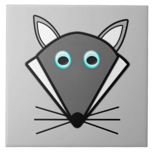 Carreau de loup mignon pour Halloween